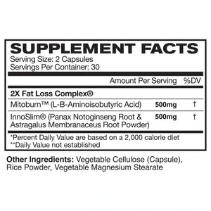 2x Non Stim Fat Burner by AstroFlav