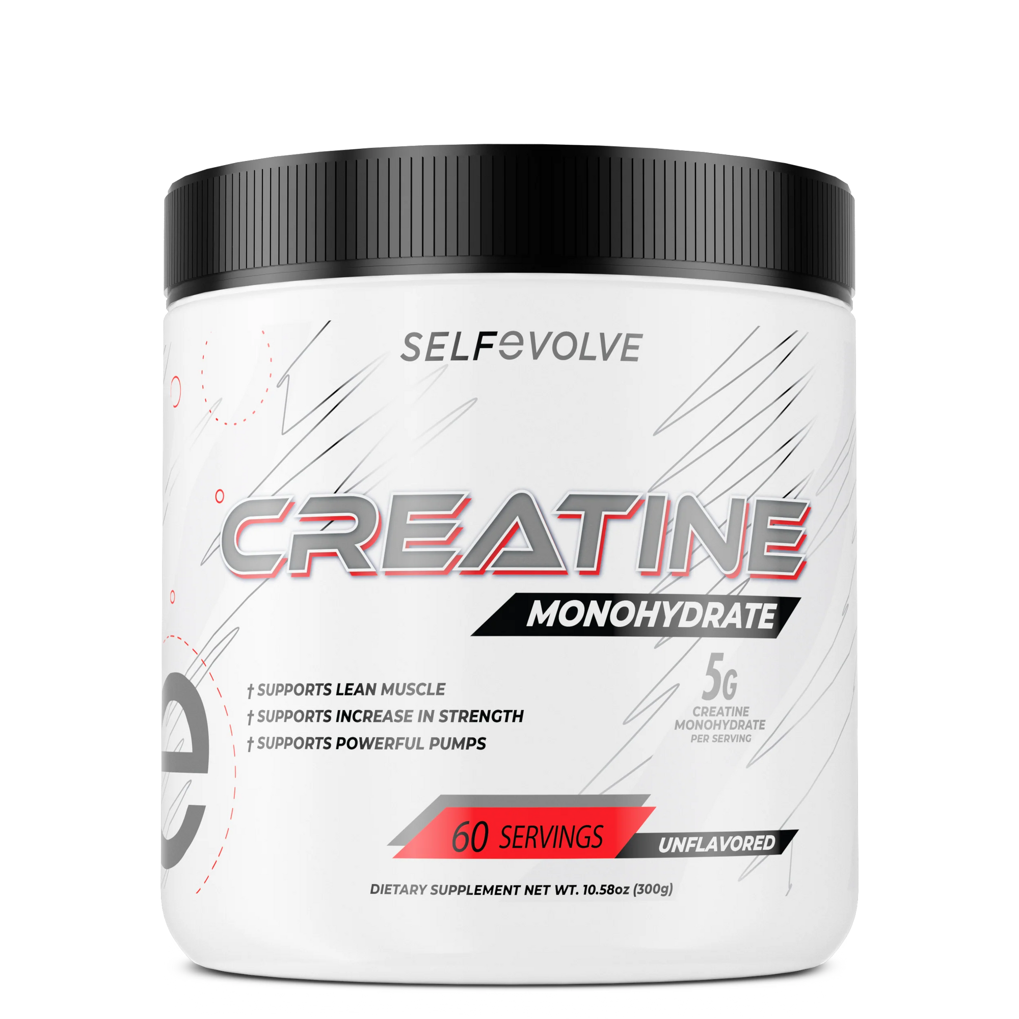 Creatine Monohydrate 60 servings by Self Evolve