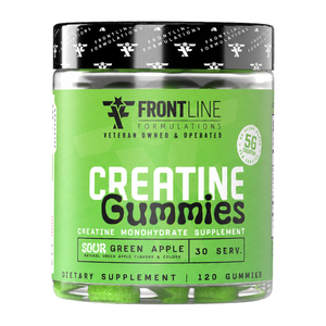 Frontline Creatine Gummies - Sour Green Apple