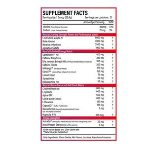 Ninja Unleashed High Stim Pre Workout