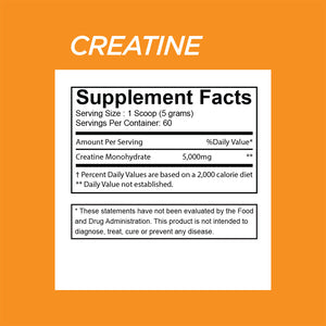 Creatine Monohydrate 60 servings by Self Evolve