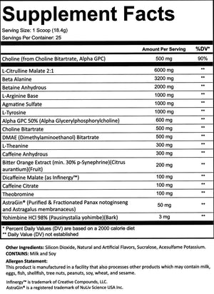 Crucible Extreme Pre Workout