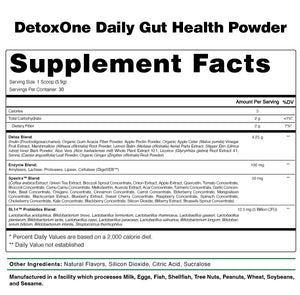 DetoxOne Daily Gut Health Powder by NutraOne