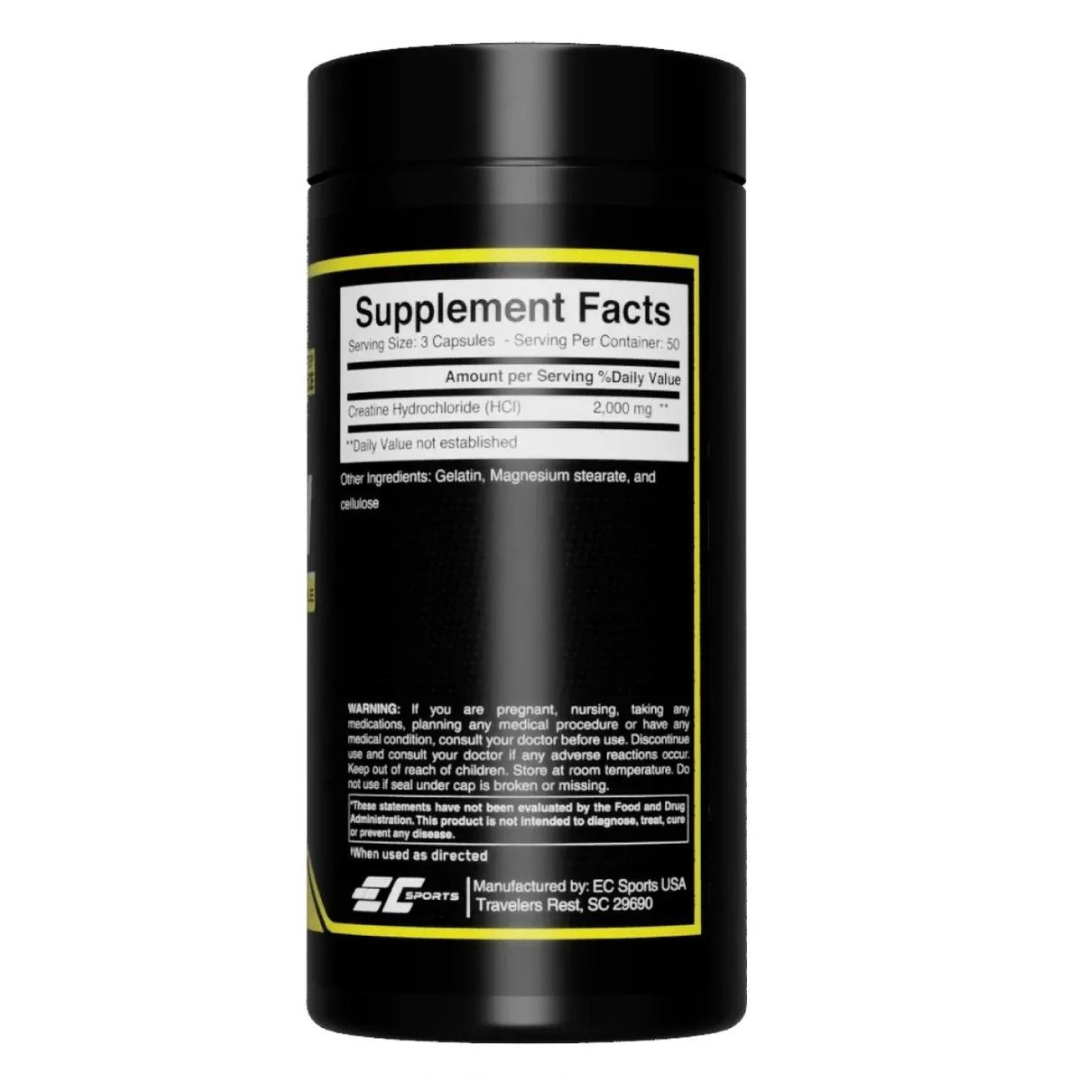Creatine HCL Pills by EC Sports