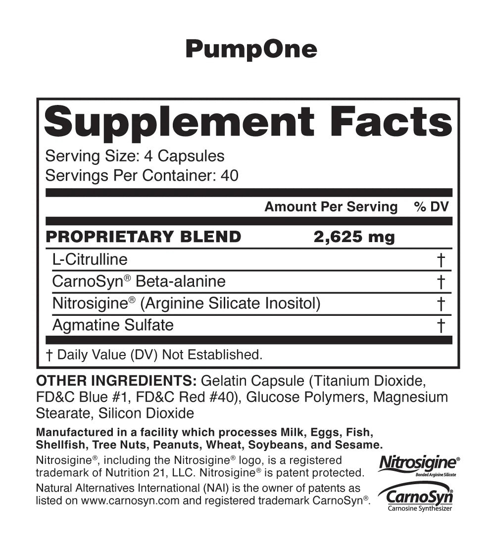 PumpOne by NutraOne