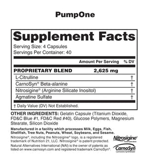 PumpOne by NutraOne