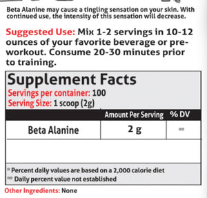 Frontline Formulations Beta Alanine