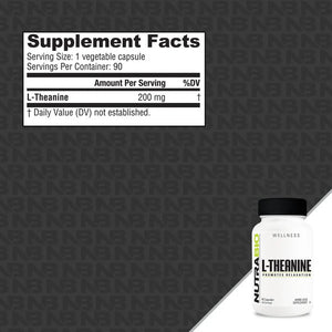 L-Theanine (200mg) by Nutrabio